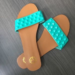 Cute Turquoise Sandals